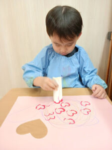 ぴーまん保育園弘明寺　バレンタイン