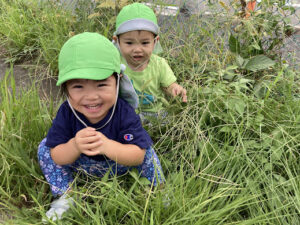 ぴーまん保育園弘明寺　散歩　秋