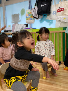 ぴーまん保育園弘明寺　節分　豆まき