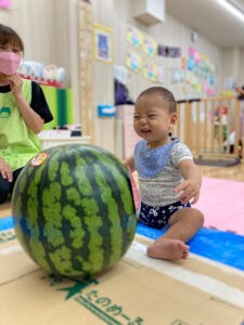 ぴーまん保育園弘明寺　すいかわり