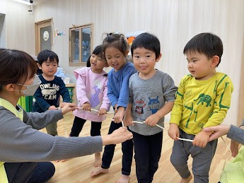 ぴーまん保育園弘明寺 発表会　練習