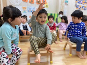 ぴーまん保育園弘明寺、朝礼