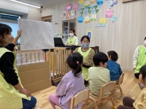 ぴーまん保育園弘明寺、朝礼