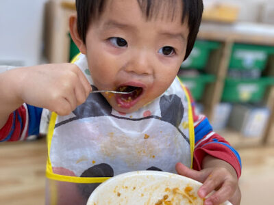 ぴーまん保育園弘明寺、給食