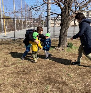 ぴーまん保育園　訓練