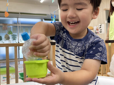 ぴーまん保育園弘明寺　水遊び