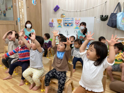 ぴーまん保育園弘明寺、朝礼